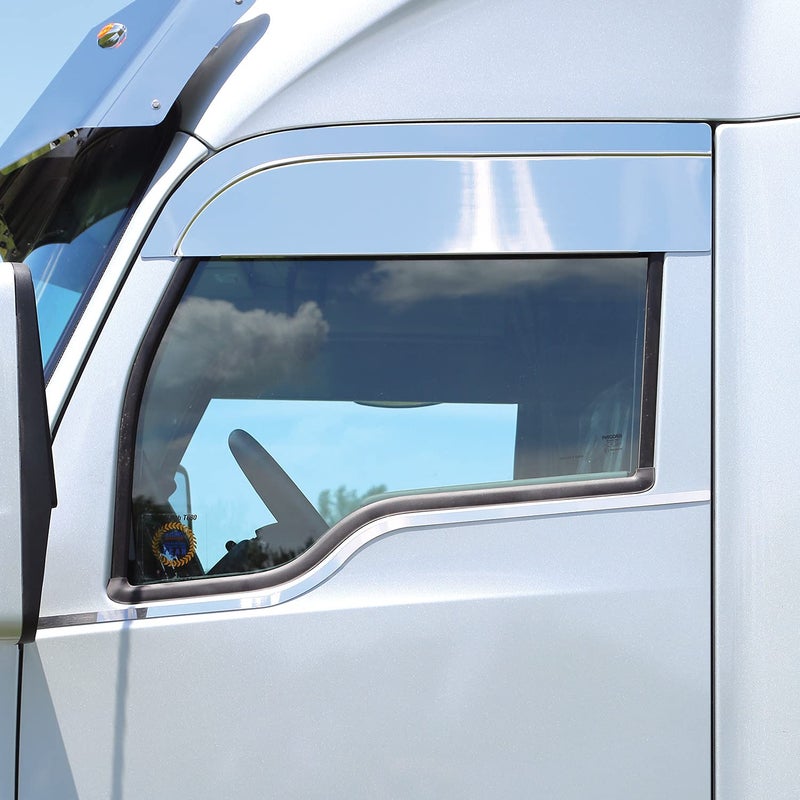 RoadWorks | Stainless Steel 6" Chop Tops for Kenworth T680/T880, Polished Finish | 48057 - Image 5